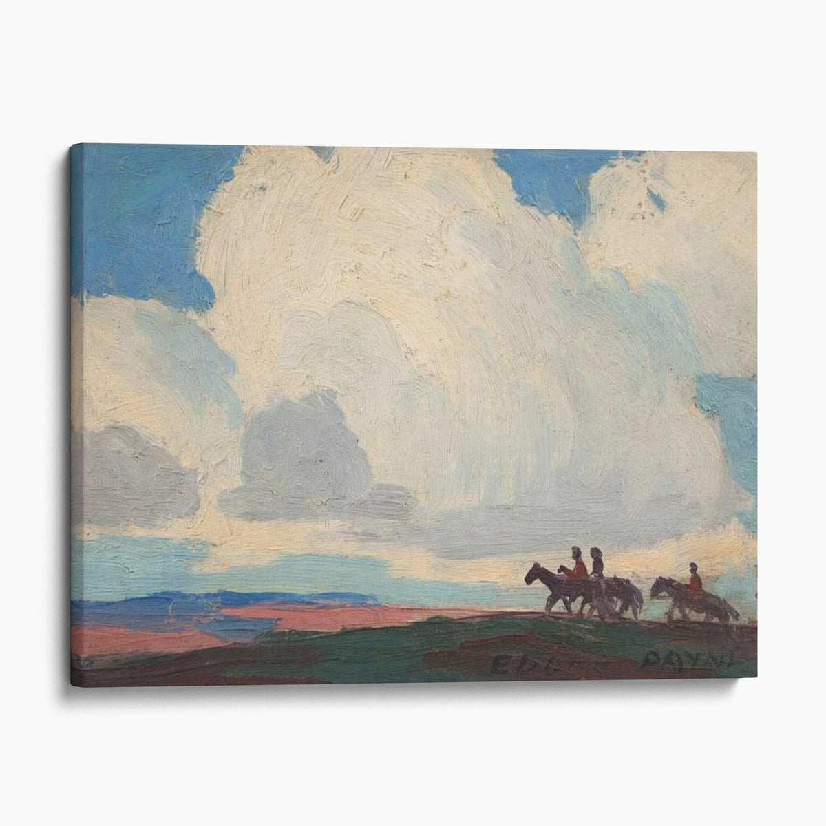 Riders Under The Clouds - Edgar Payne