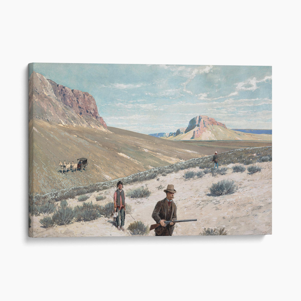 Theodore Roosevelt Sage-Cock Shooting in Montana (Sage Grouse Shooting) 1898