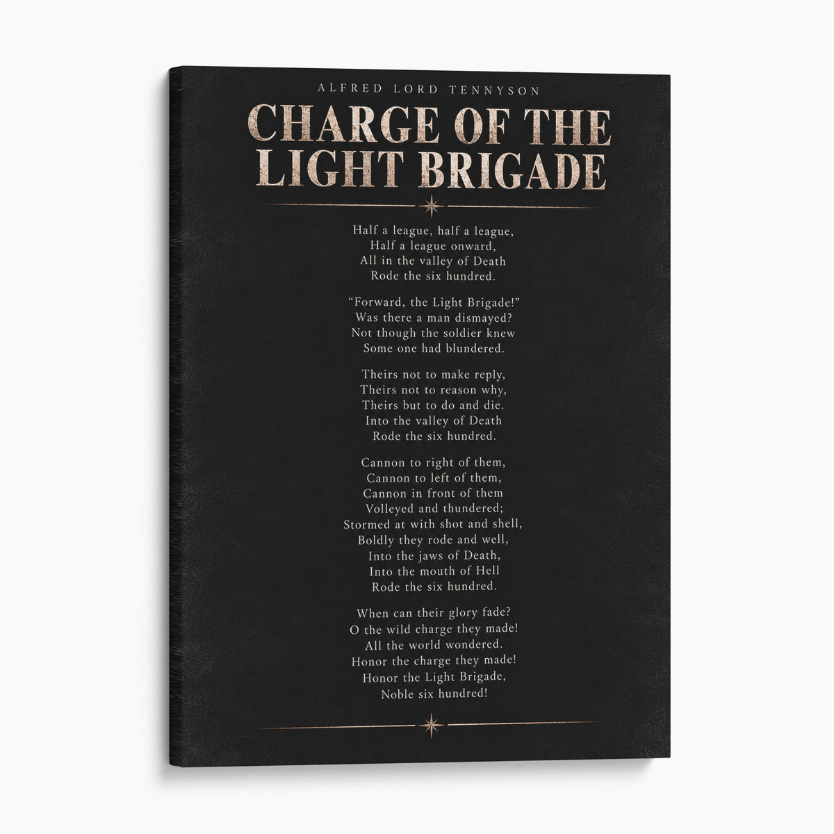 The Charge of the Light Brigade - Alfred, Lord Tennyson