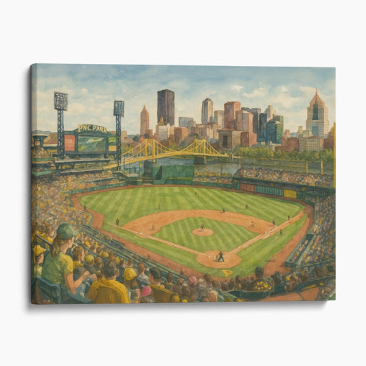 PNC Park Watercolor Painting