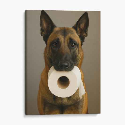 Belgian Malinois Dog Toilet Paper