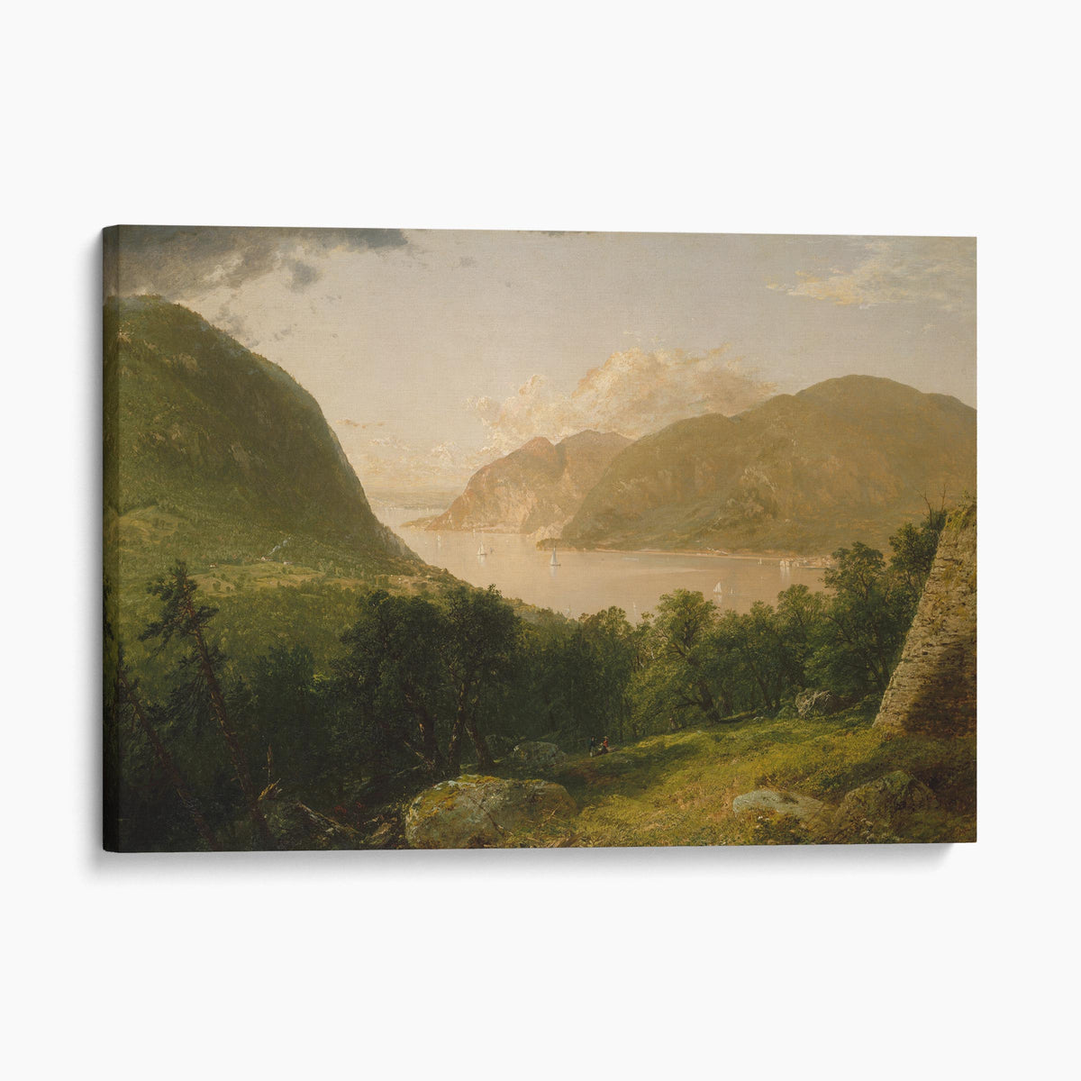 Hudson River Scene - John Frederick Kensett
