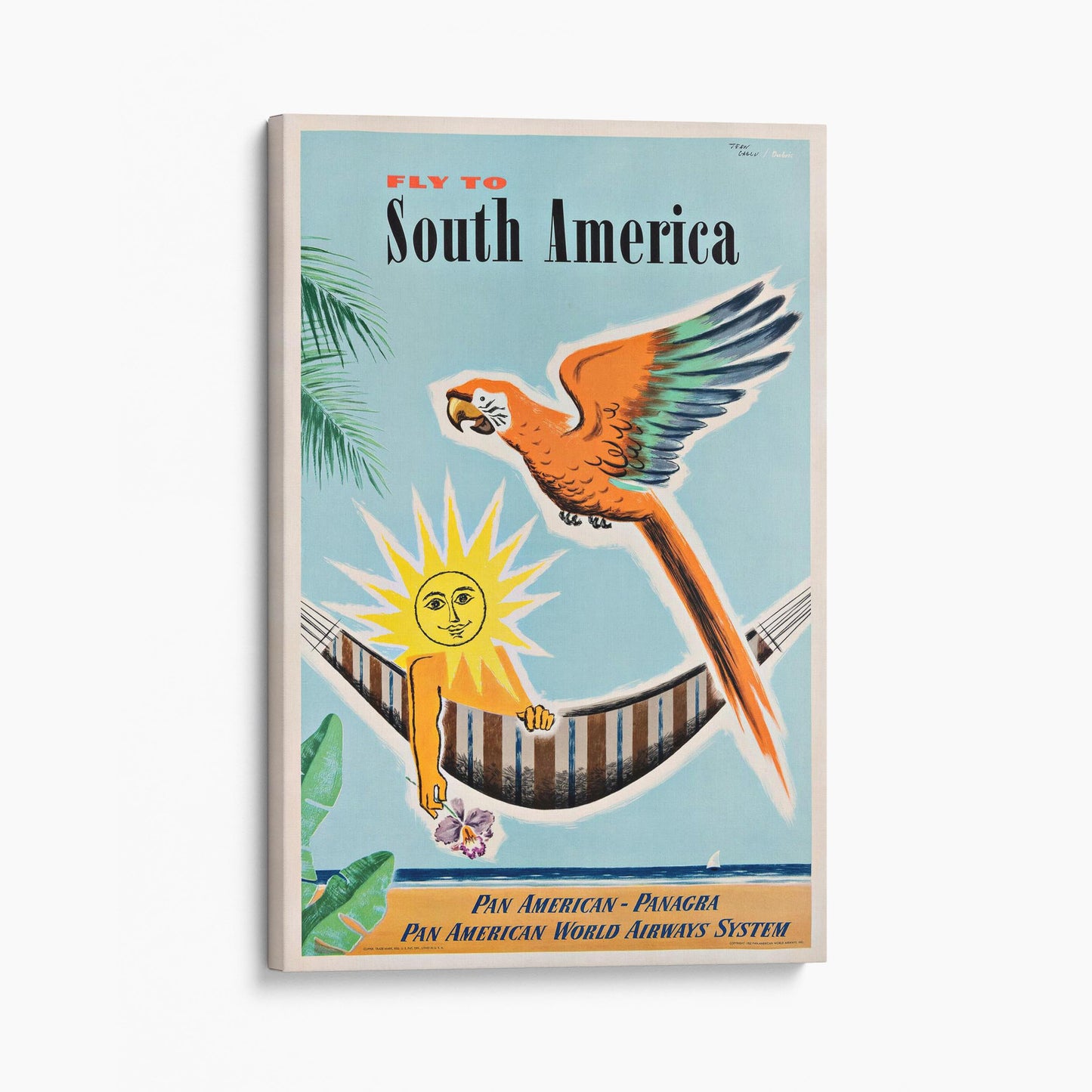 Fly to South America - Pan American Airways Poster