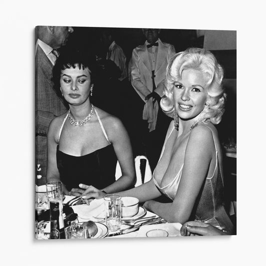 Jayne Mansfield Sophia Loren Side Eye