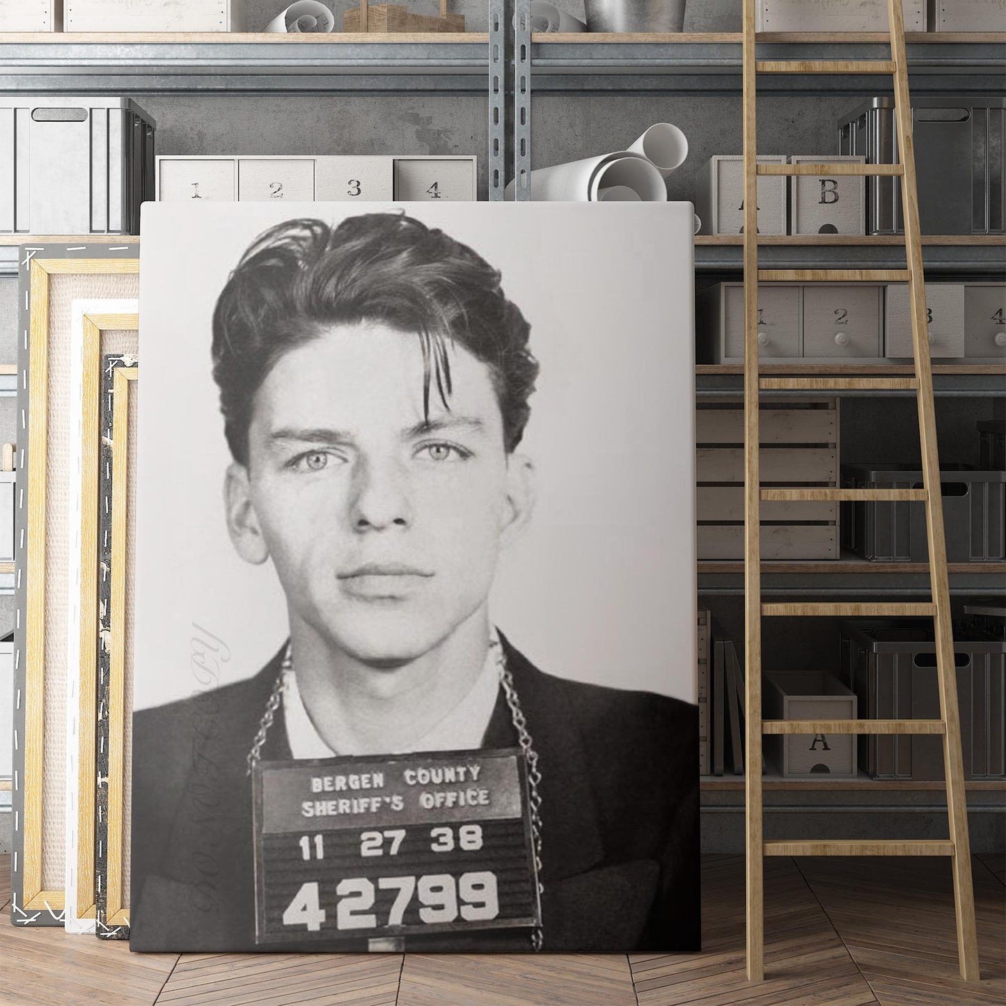 Frank Sinatra Prison Mug Shot