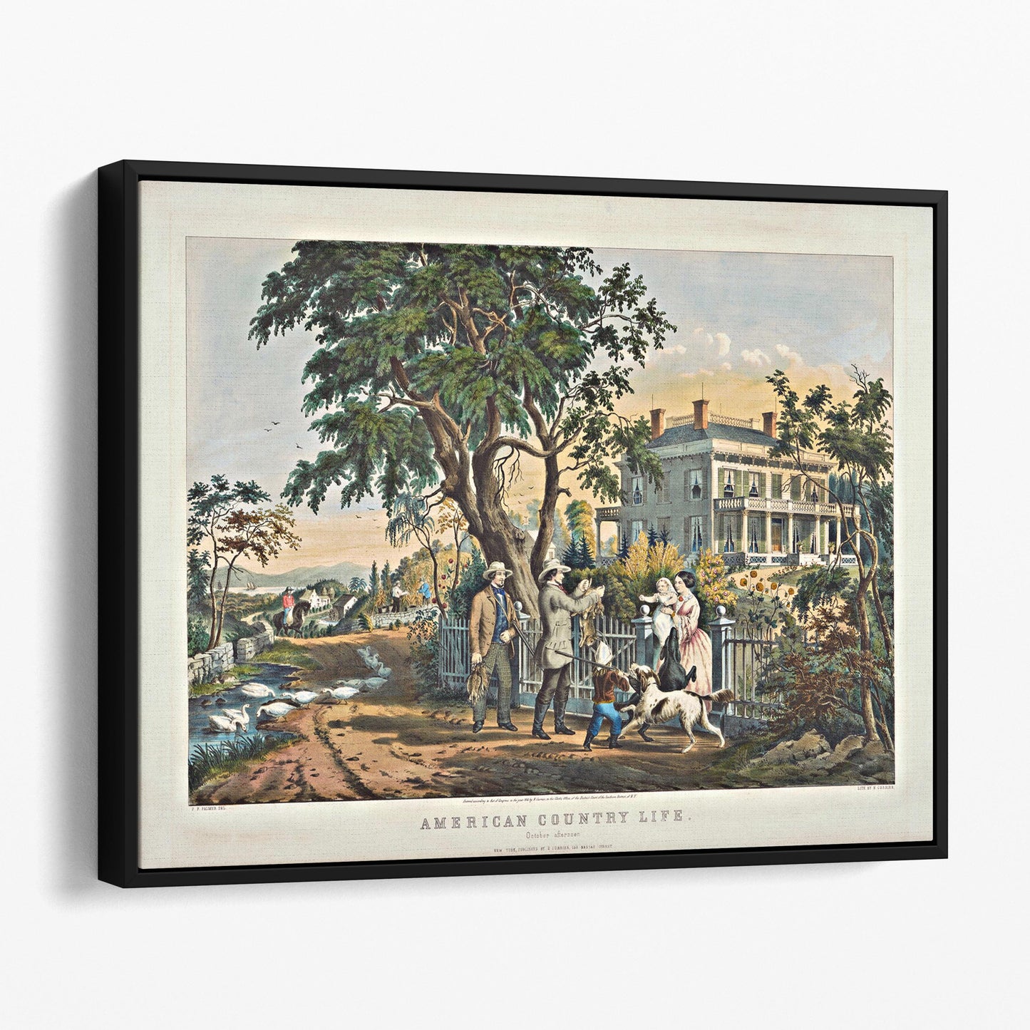 American Country Life 1855 by Currier & Ives