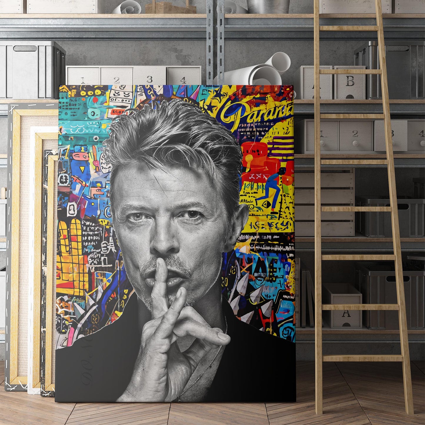 Banksy David Bowie Shush