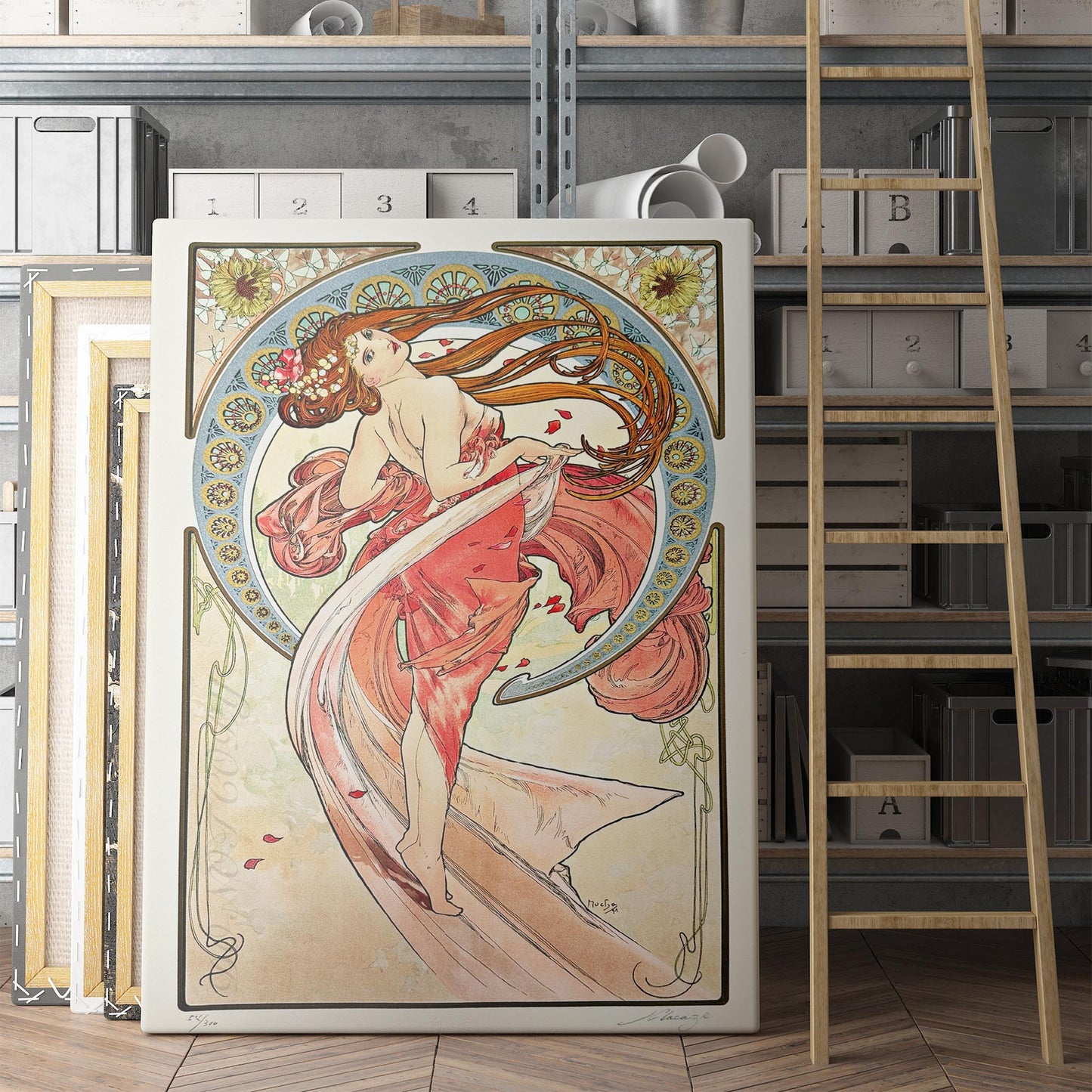 La Danse Lithographs Series By Alphonse Mucha