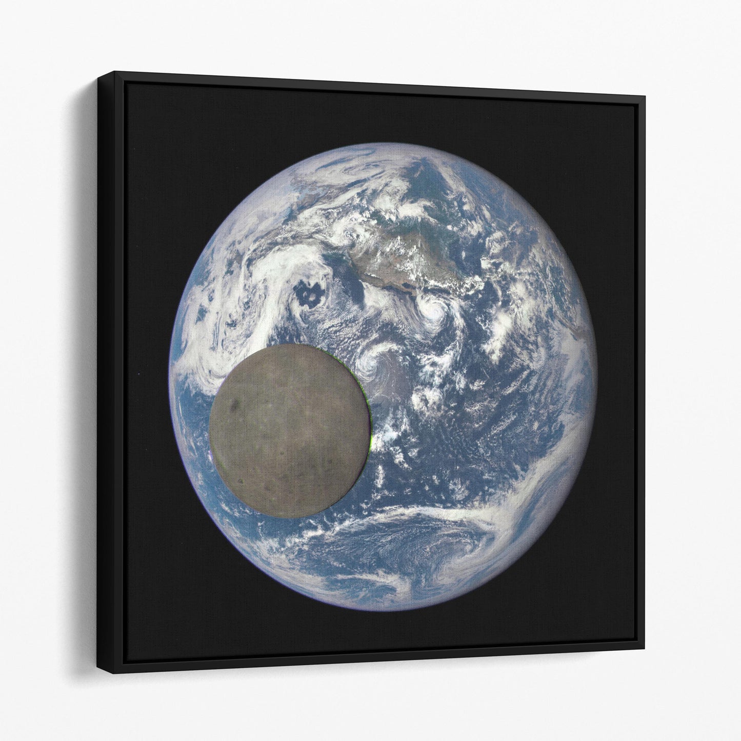 Moon Crosses In Front Of Earth