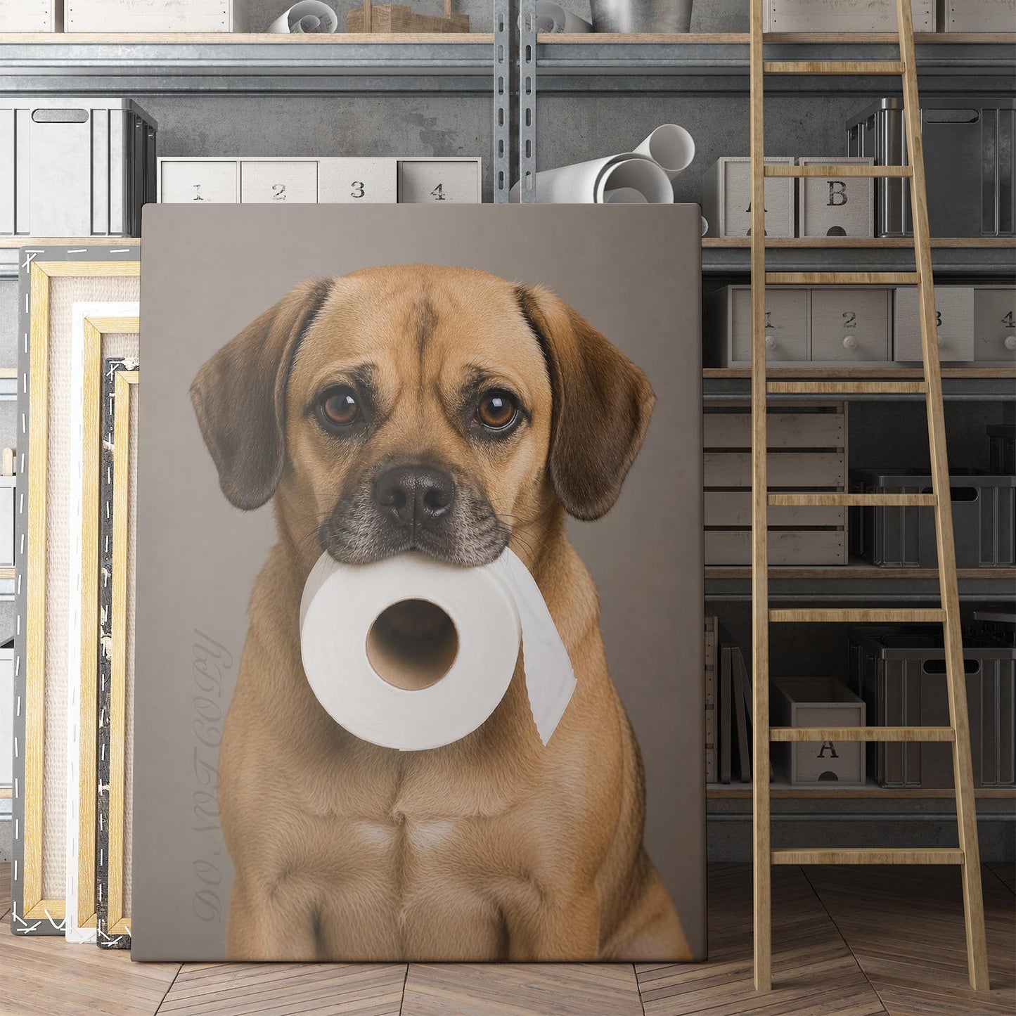 Puggle Dog Toilet Paper