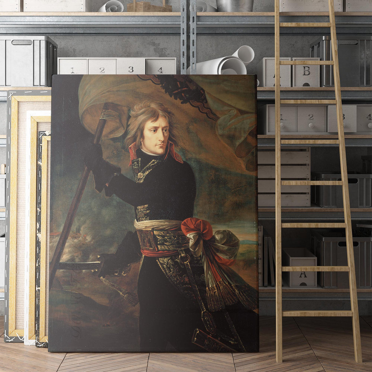 Napoleon Bonaparte on the Bridge at Arcole - Antoine-Jean Gros