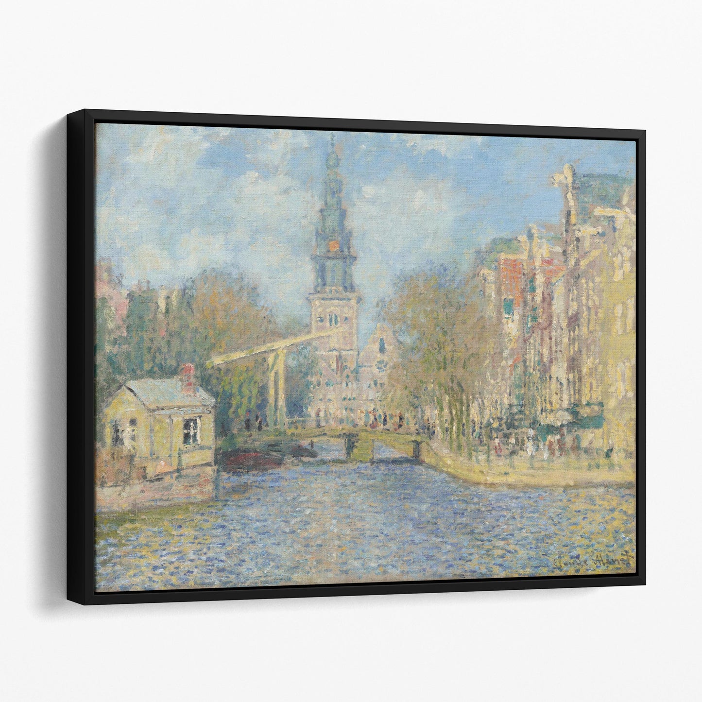 Canal in Amsterdam by Claude Monet