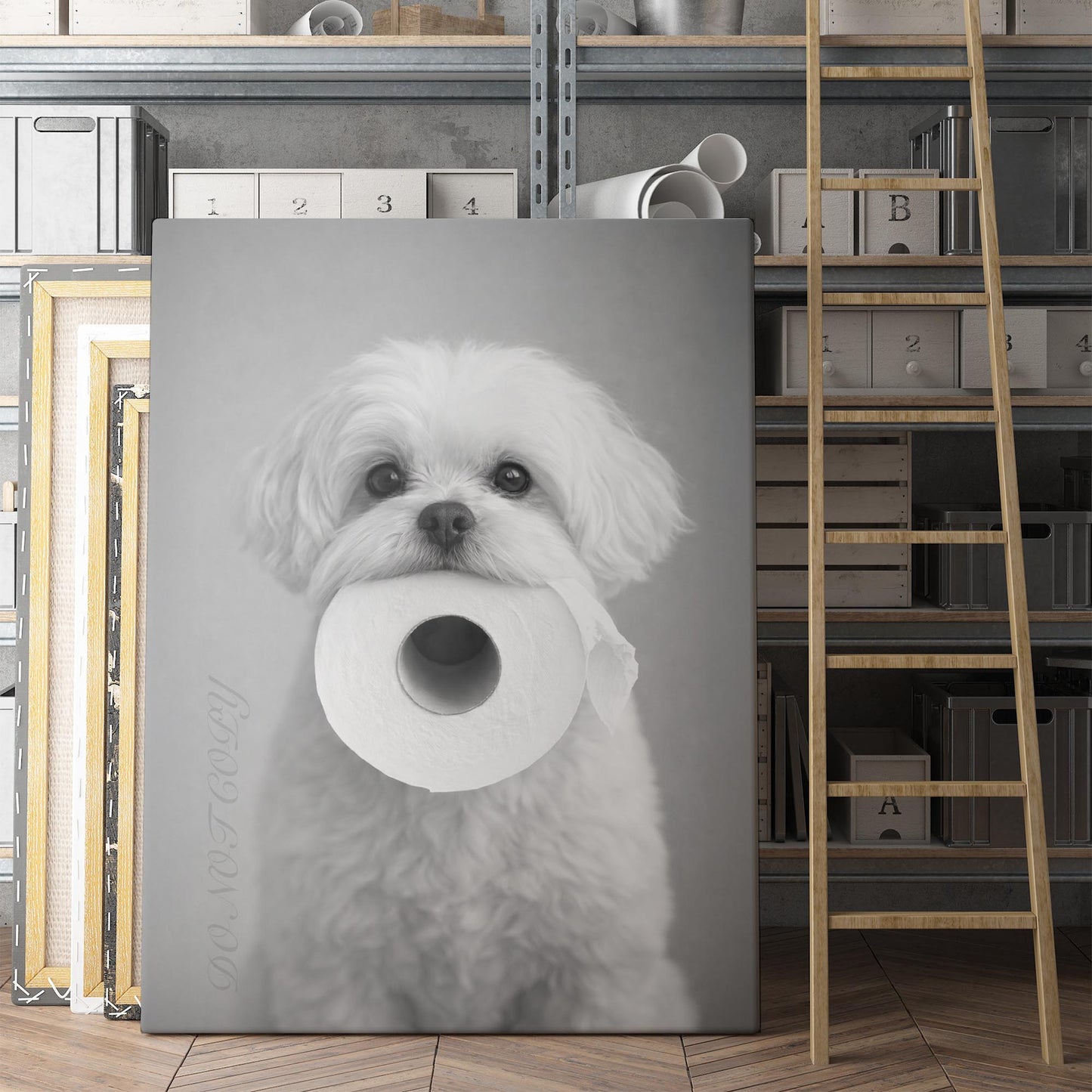 Maltese Dog Toilet Paper