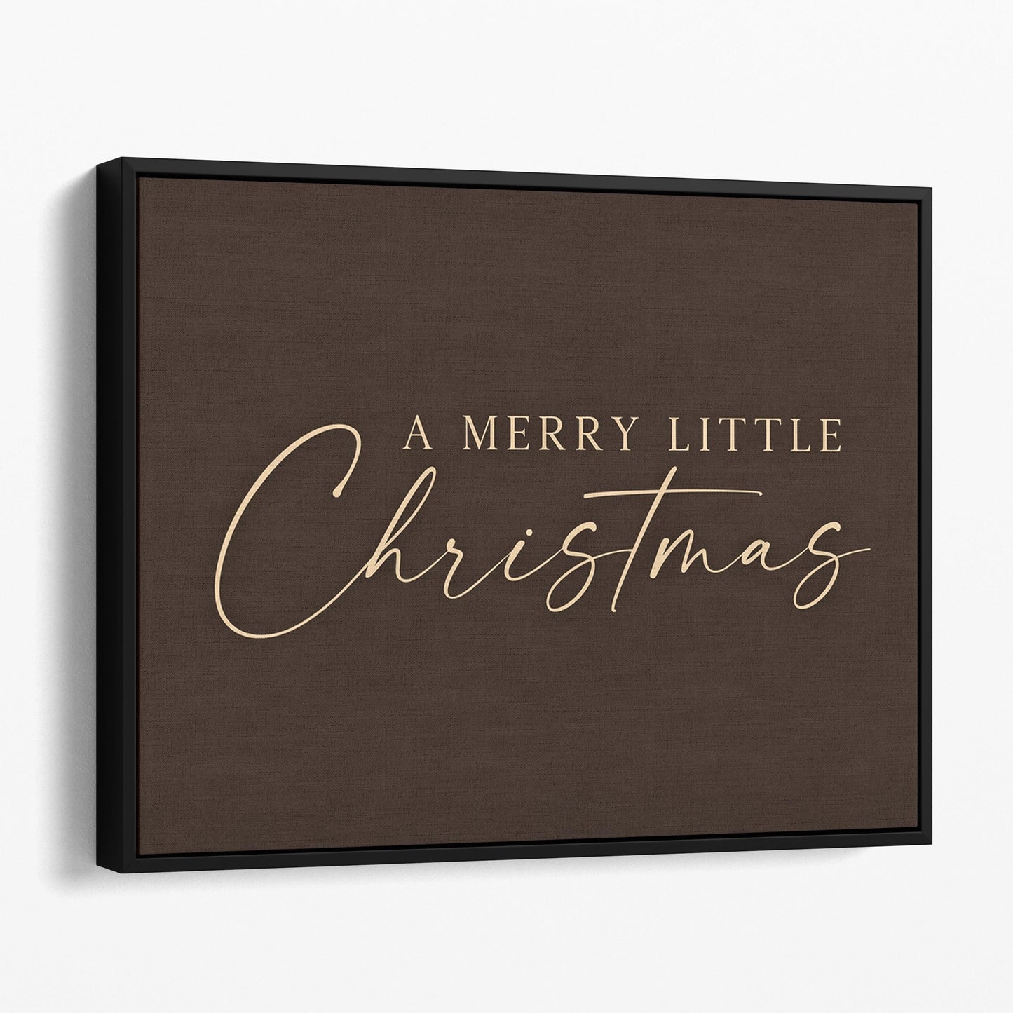A Merry Little Christmas Wall Sign