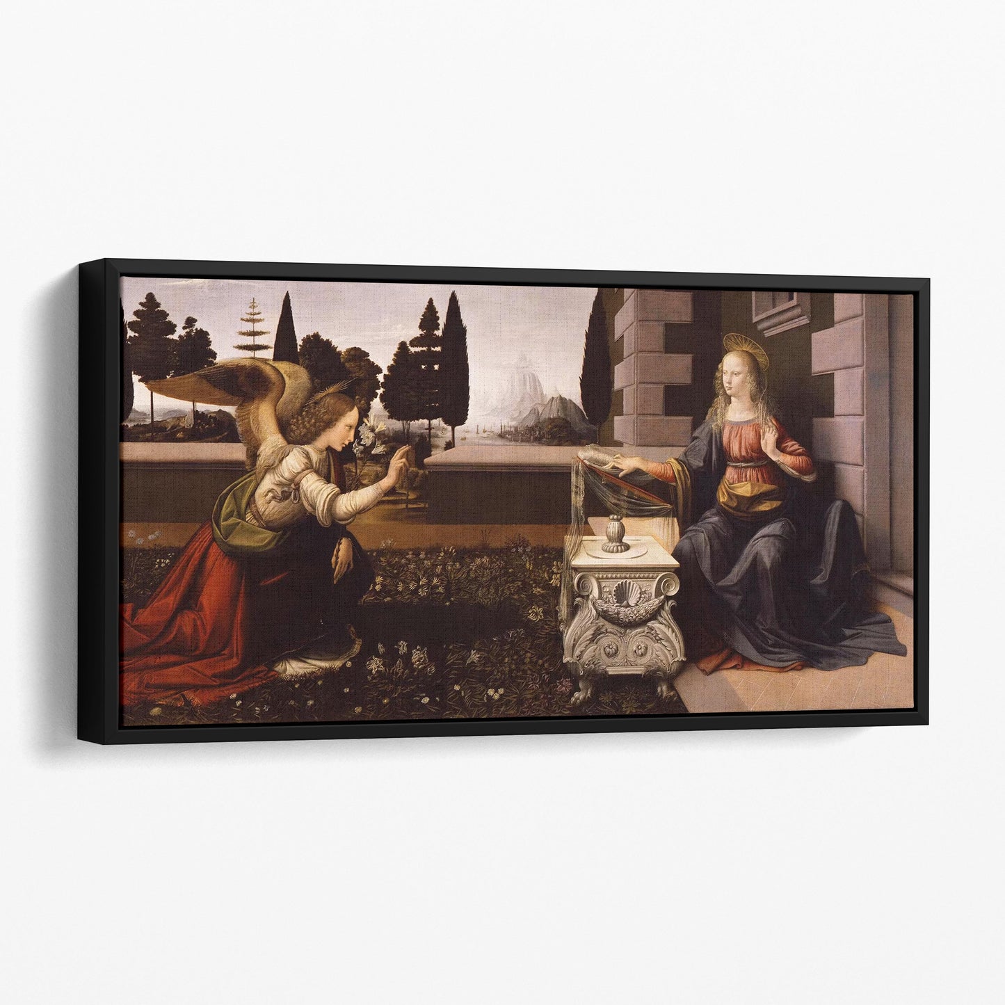 The Annunciation, c.1472/75 by Leonardo da Vinci