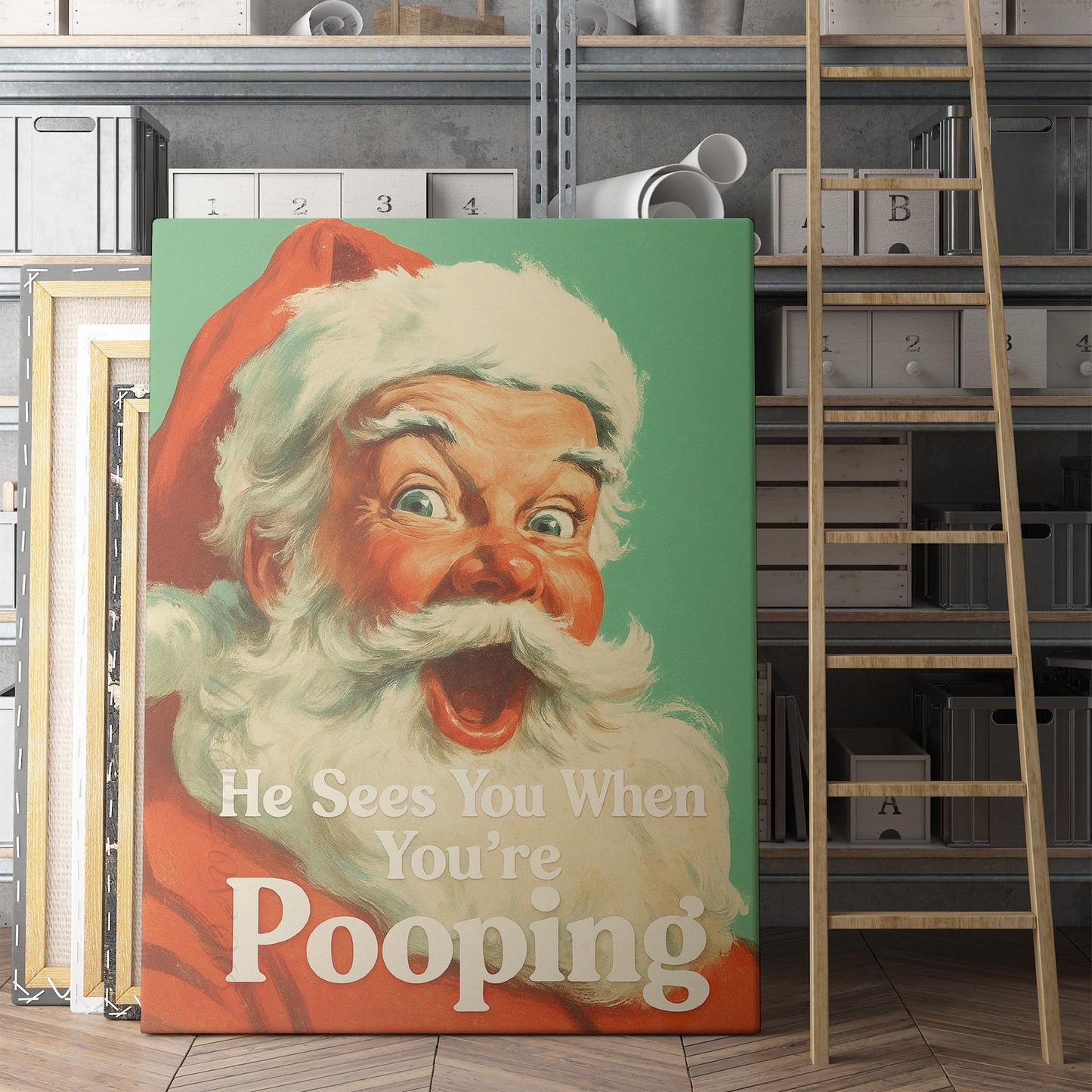 Santa Claus - He Sees You When You're Pooping