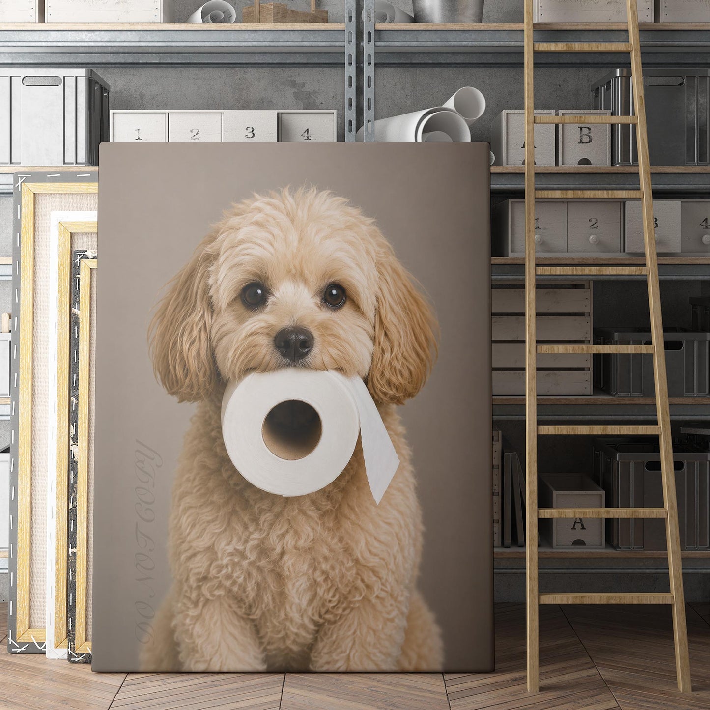 Maltipoo Dog Toilet Paper