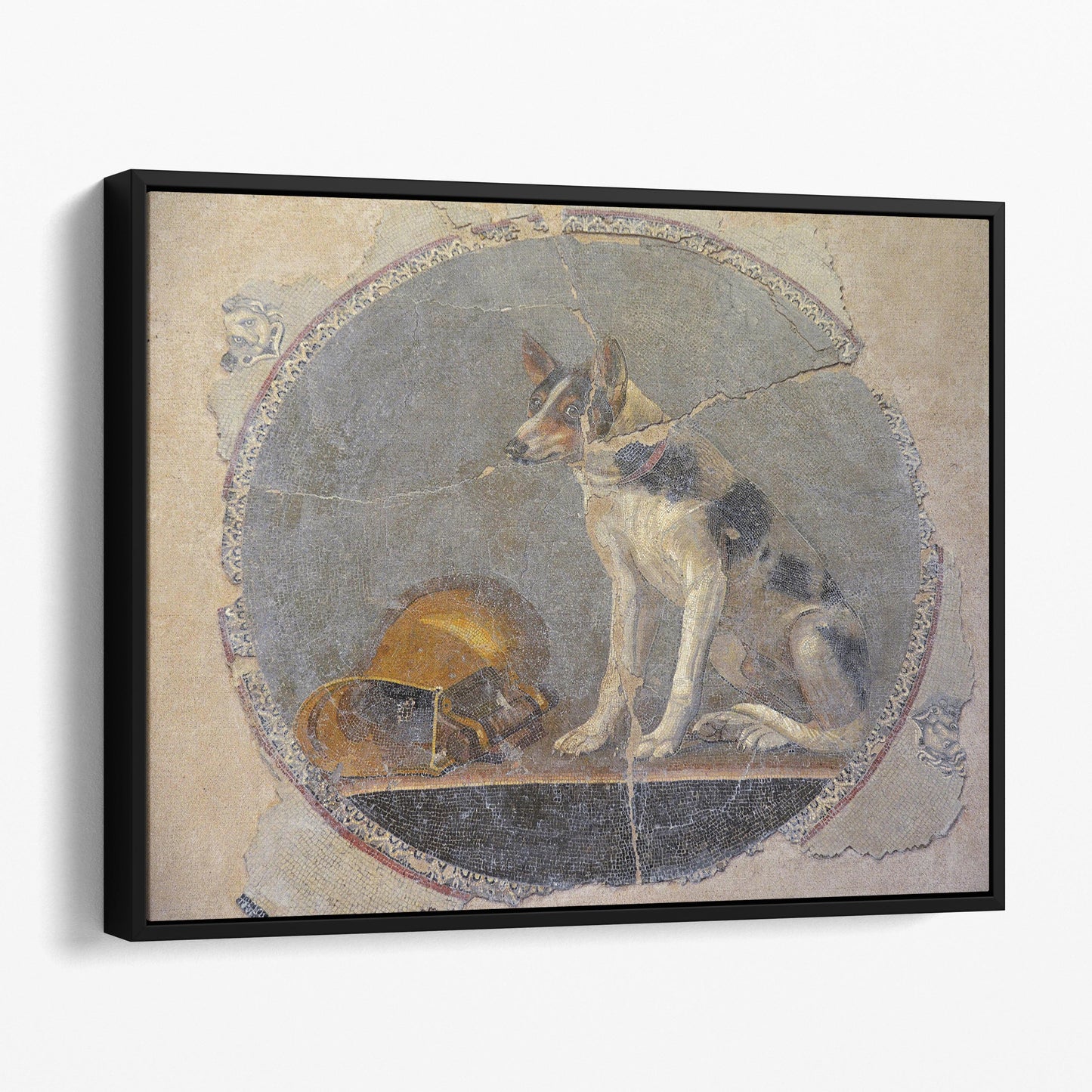 Mosaic of a Dog, Ptolemaic Period, 2nd Century BC