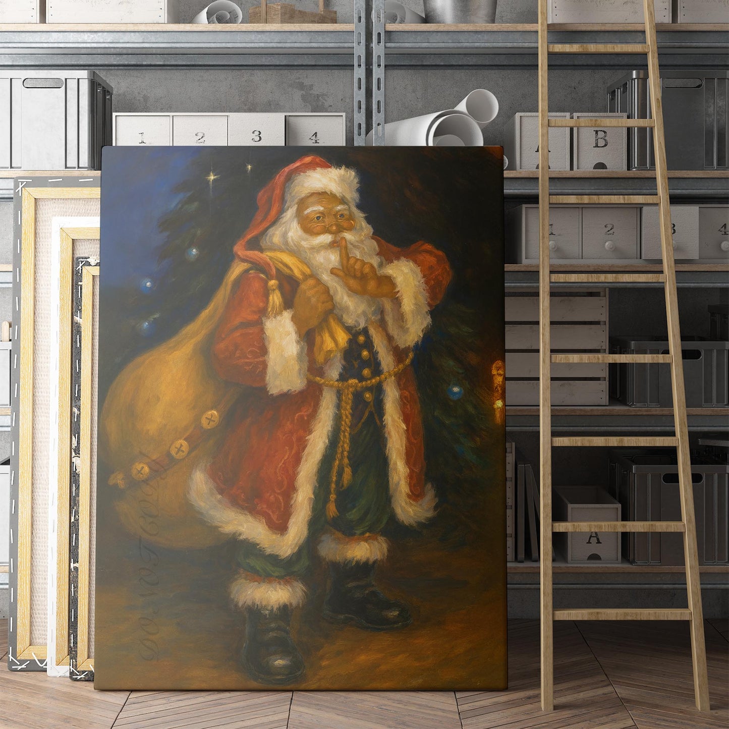 African American Santa Claus