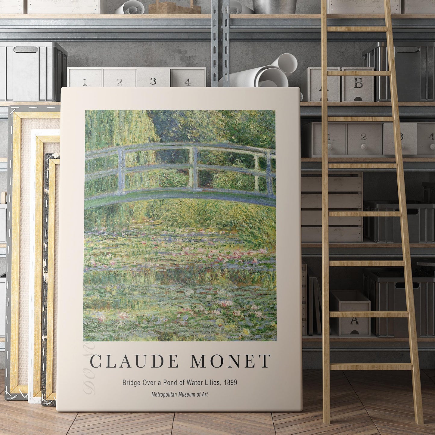 Claude Monet: Bridge Over a Pond of Water Lilies