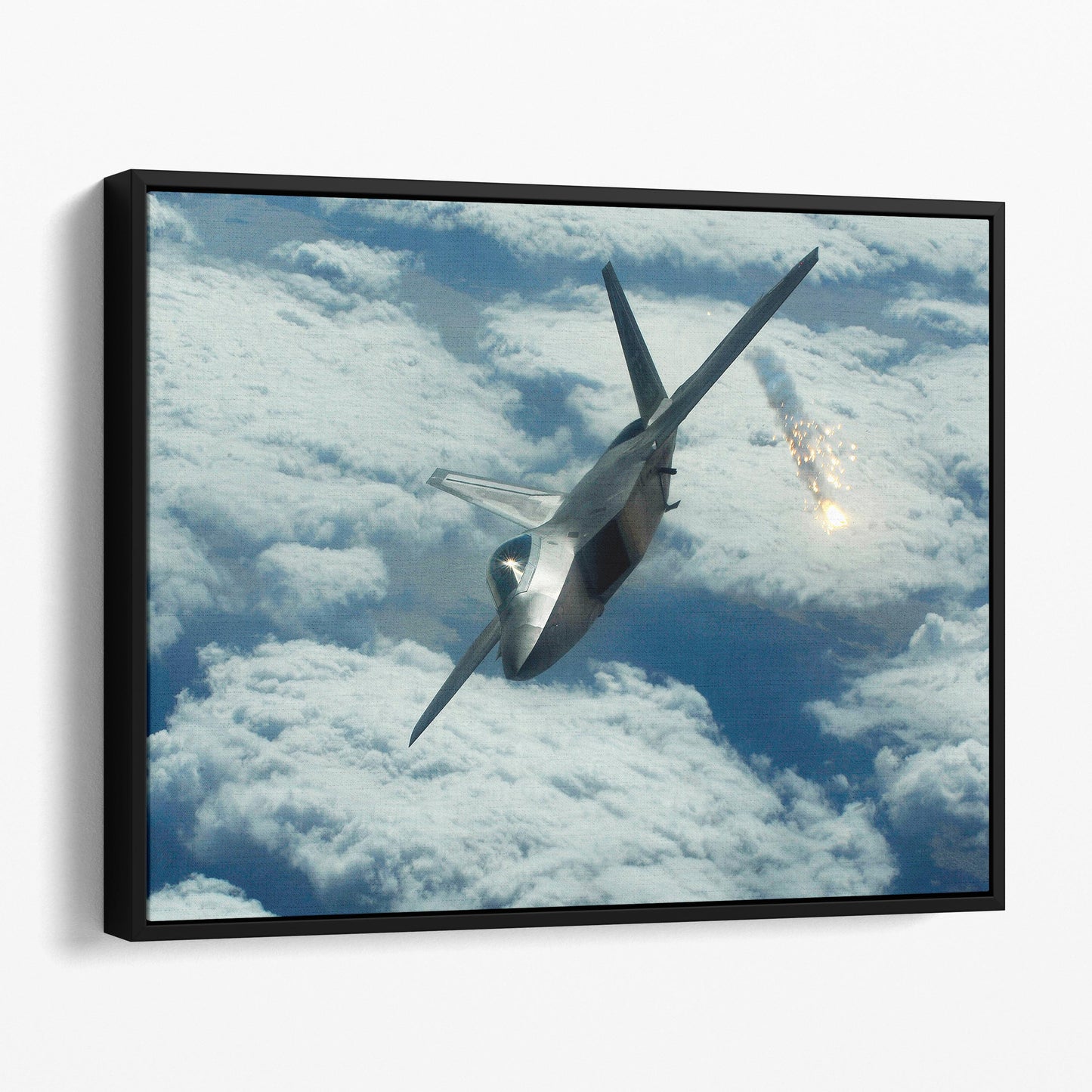 F-22 Raptor Deploying Flares