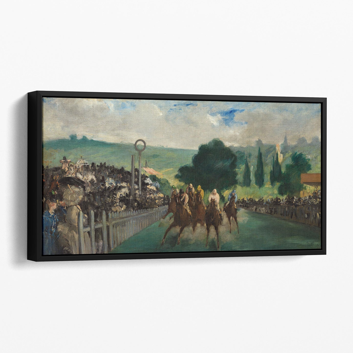 The Races at Longchamp by Édouard Manet