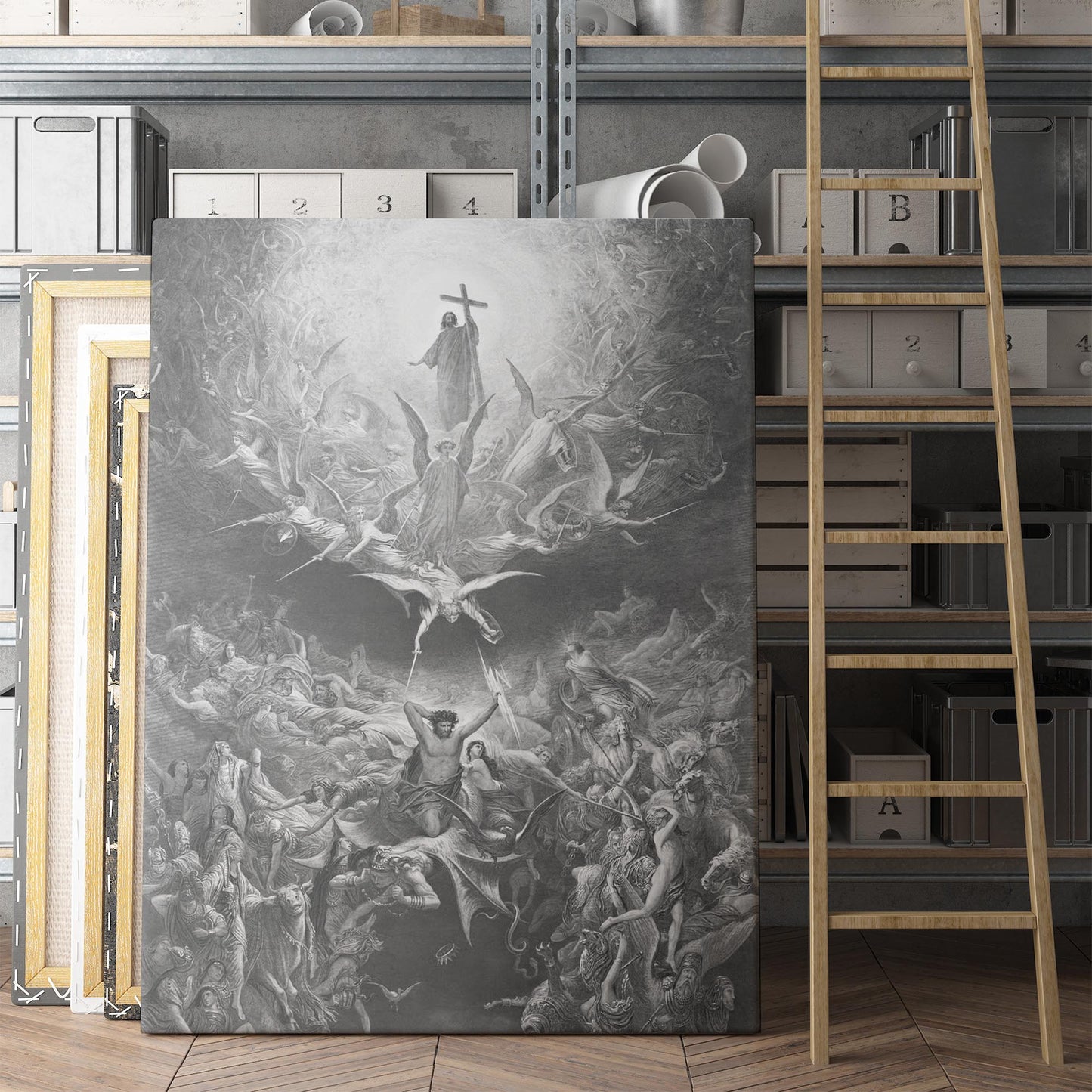 The Triumph Of Christianity Over Paganism by Gustave Dore