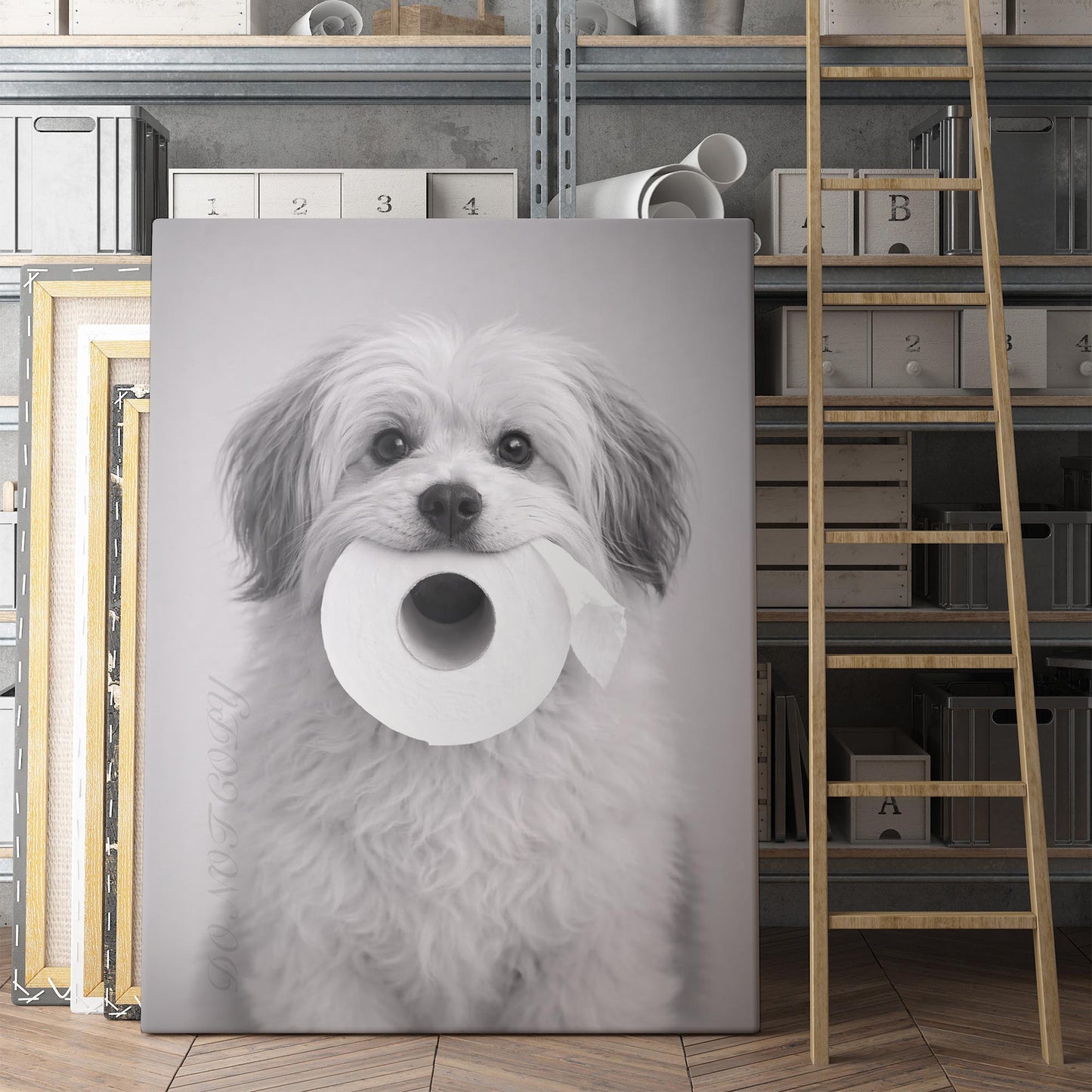 Havanese Dog Toilet Paper