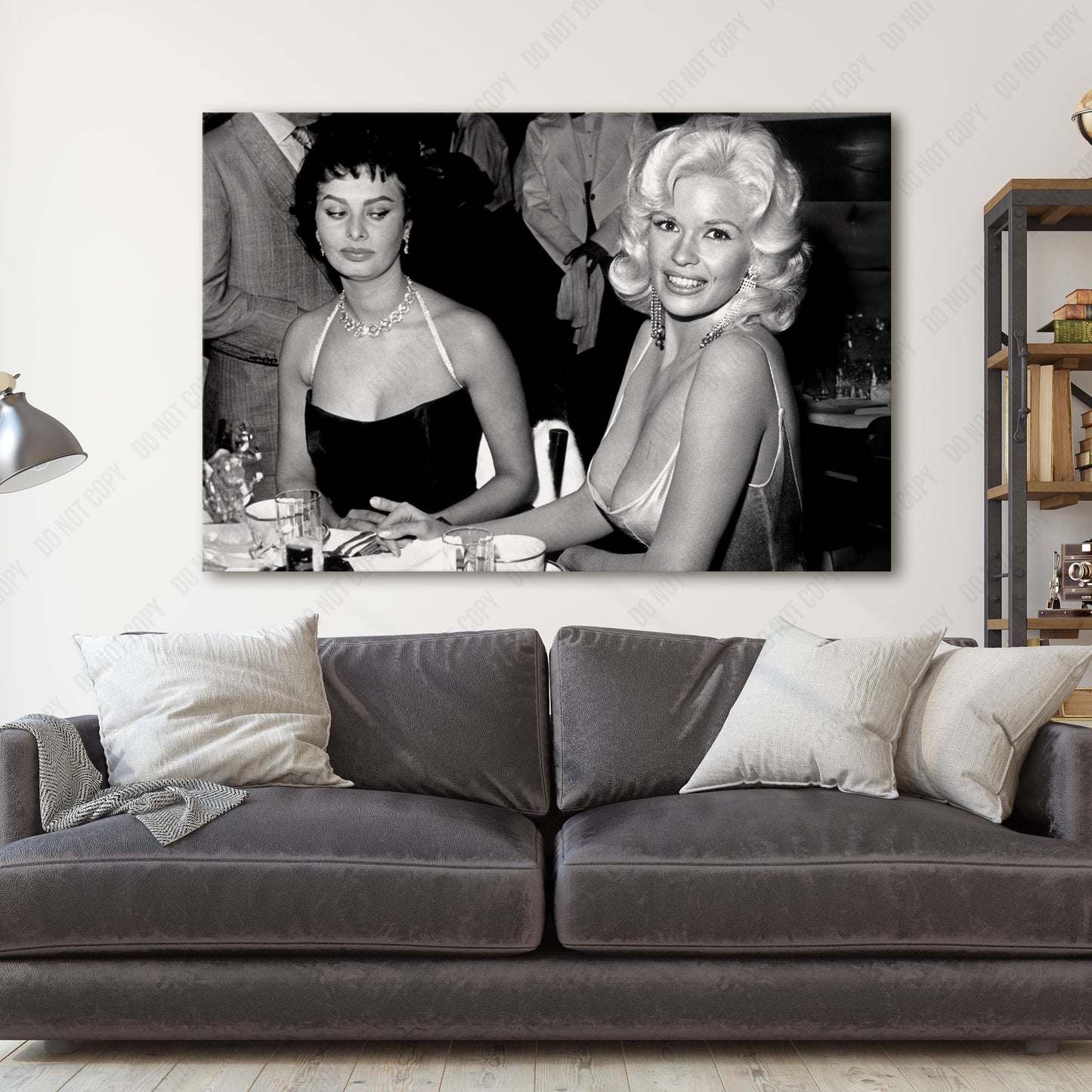 Jayne Mansfield Sophia Loren The Side Eye