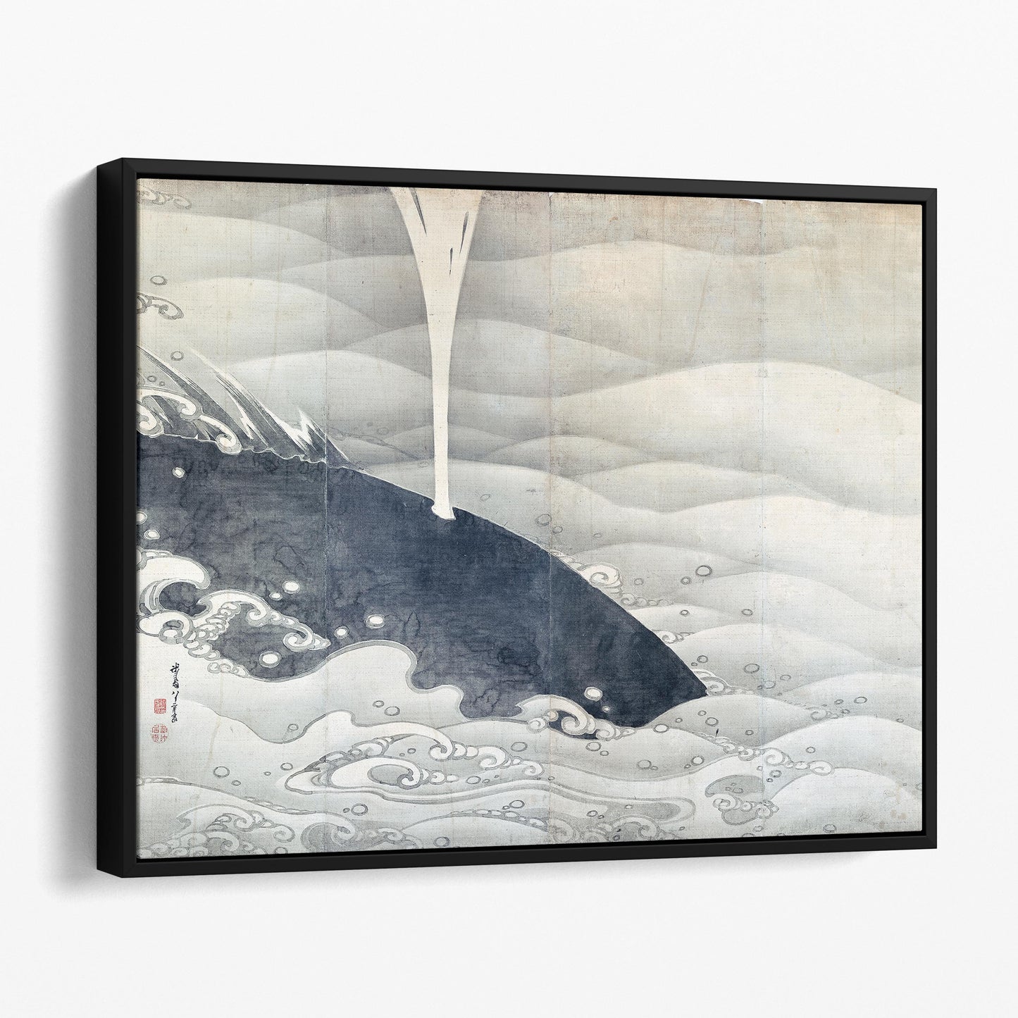 Elephant And Whale by Ito Jakuchu