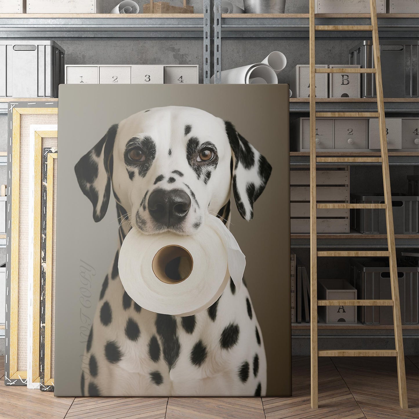 Dalmatian Dog Toilet Paper