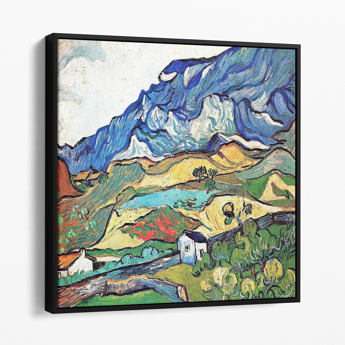 Les Alpilles - Mountain Landscape near Saint-Remy by Vincent Van Gogh