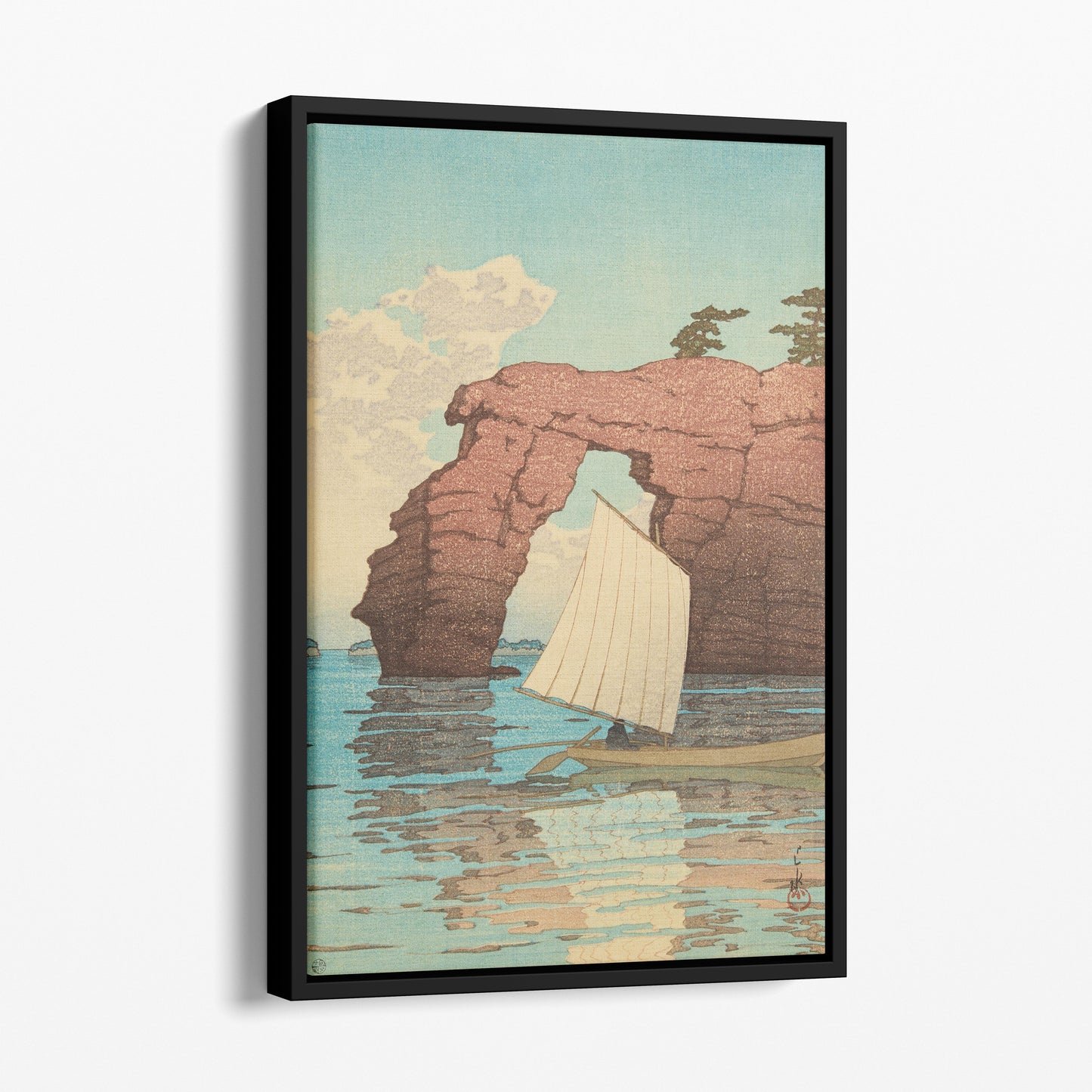 Zaimoku Island at Matsushima (1933) - Kawase Hasui