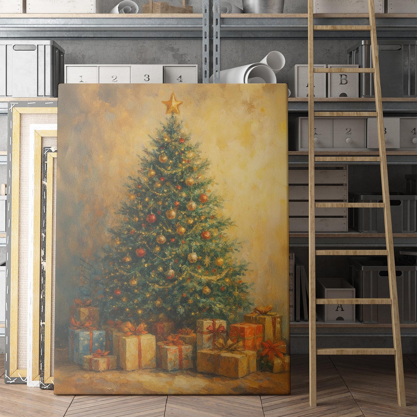 Christmas Tree With Presents