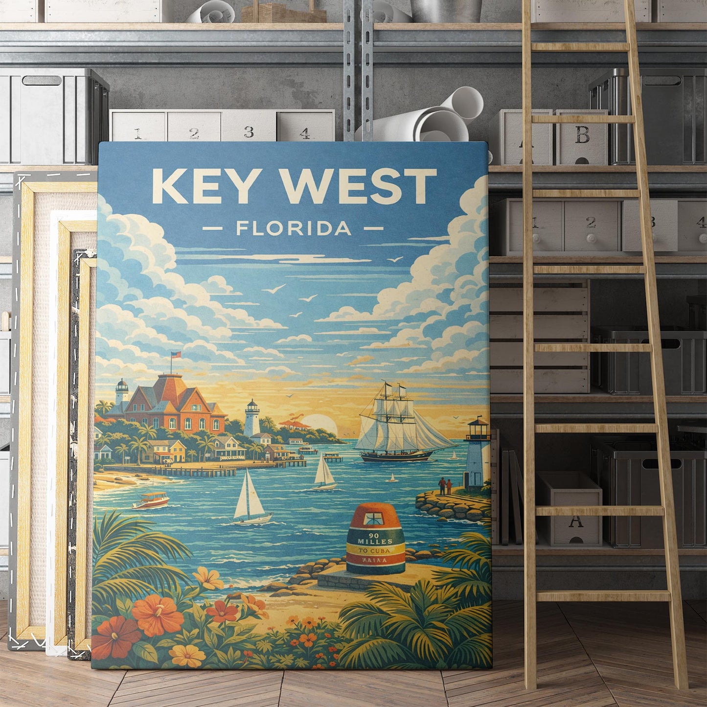 Key West Florida Travel Poster