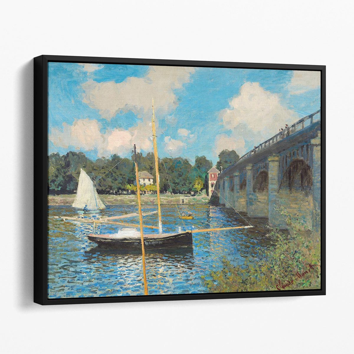 The Bridge at Argenteuil 1874 - Claude Monet