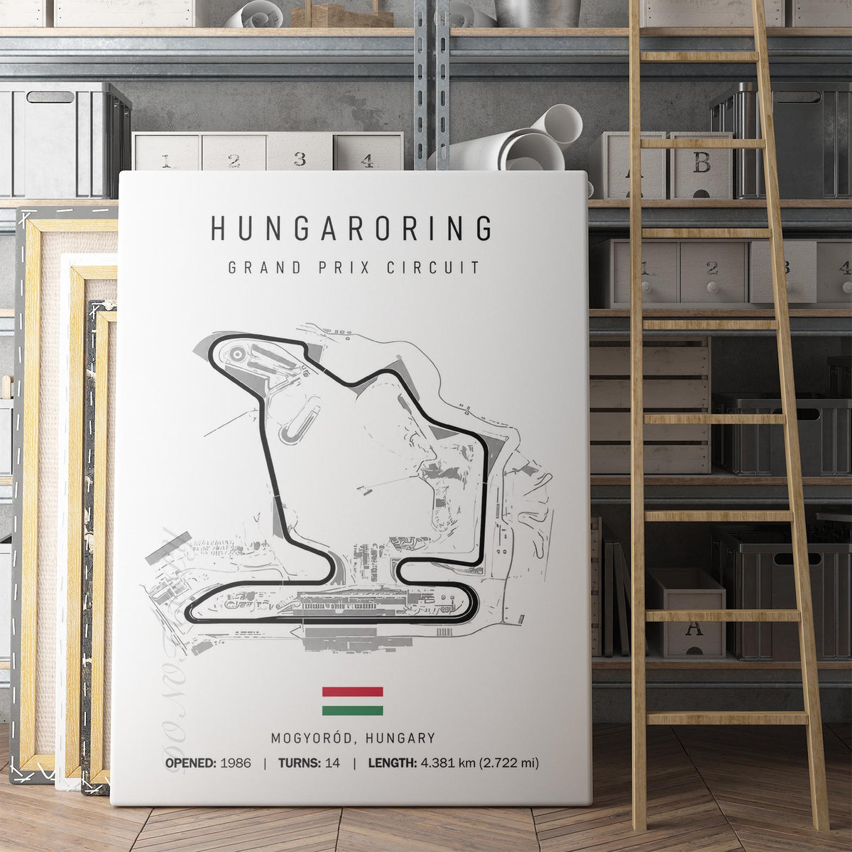 Hungarian Grand Prix Race Track Map