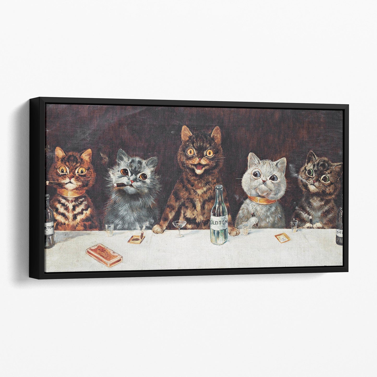 The Bachelor Party by Louis Wain