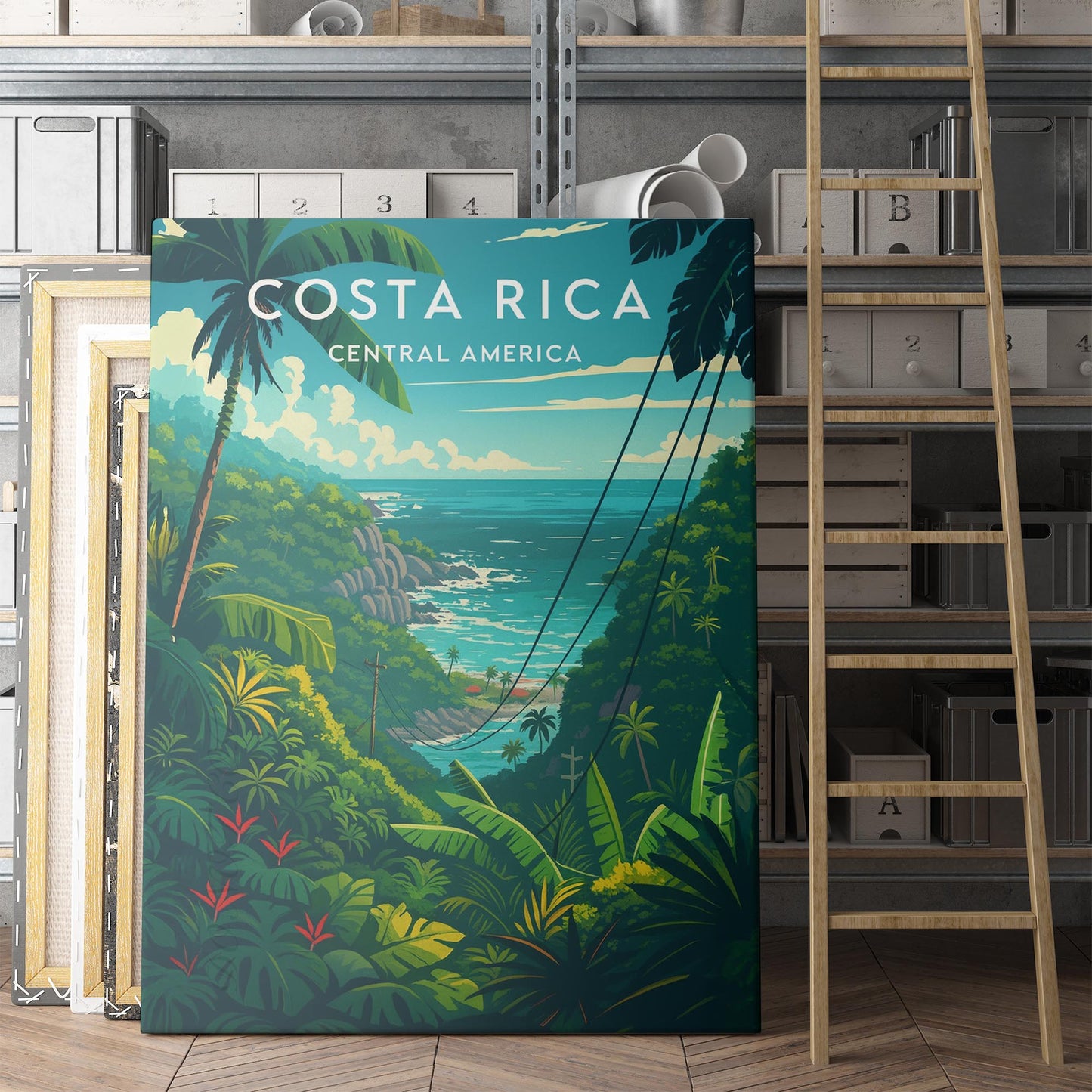 Costa Rica Travel Poster