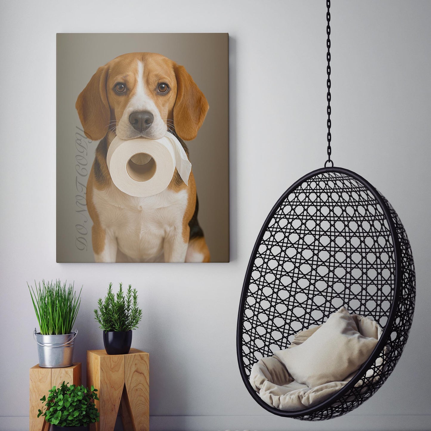 Beagle Dog Toilet Paper