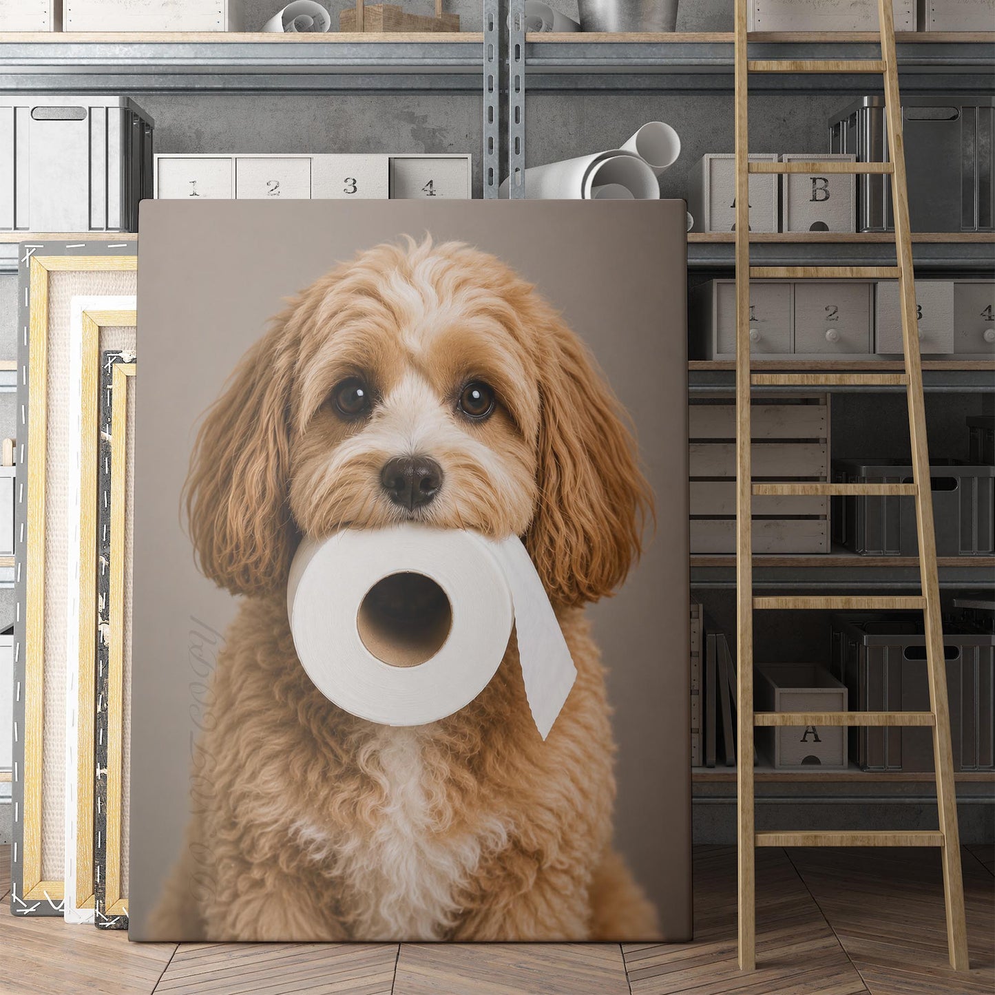 Cavapoo Dog Toilet Paper