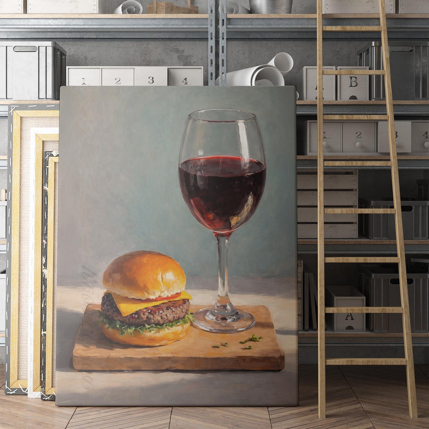 Wine and a Cheeseburger