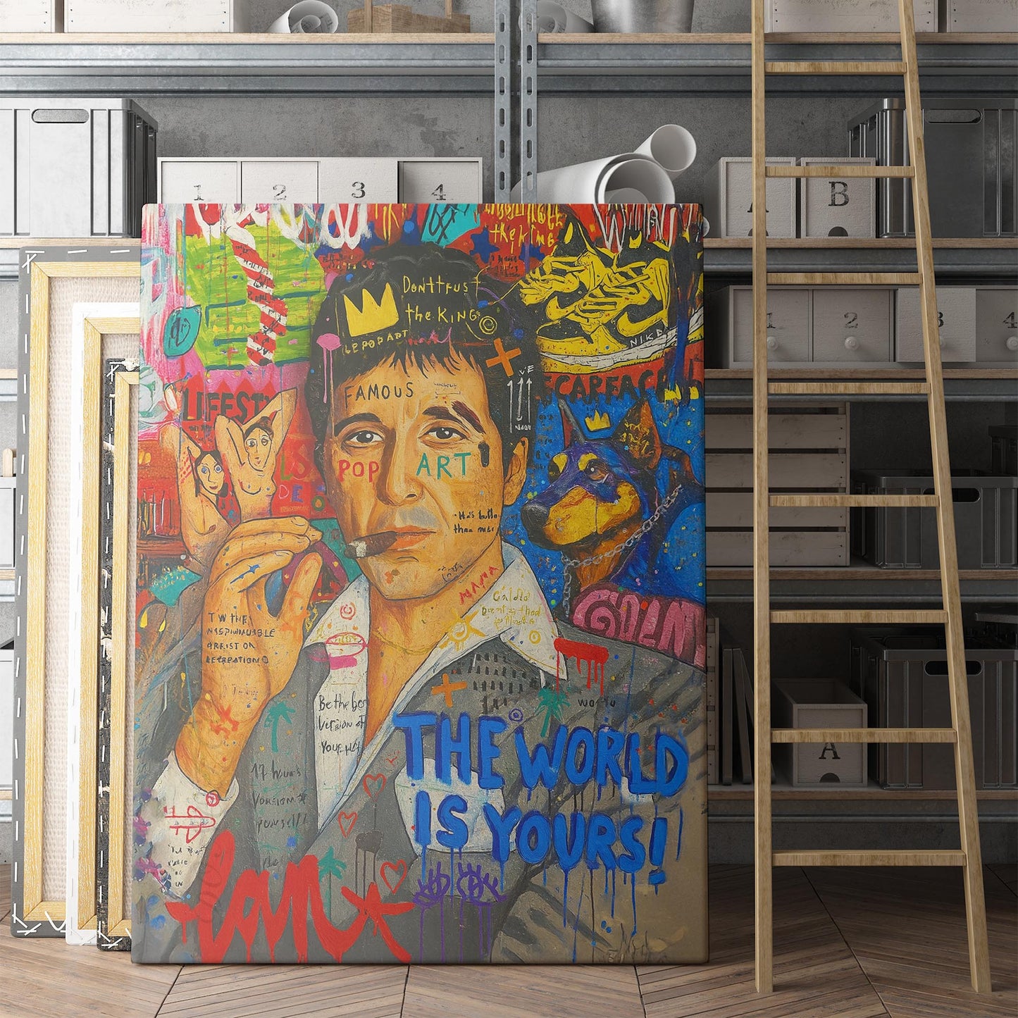 Banksy Scarface The World Is Yours