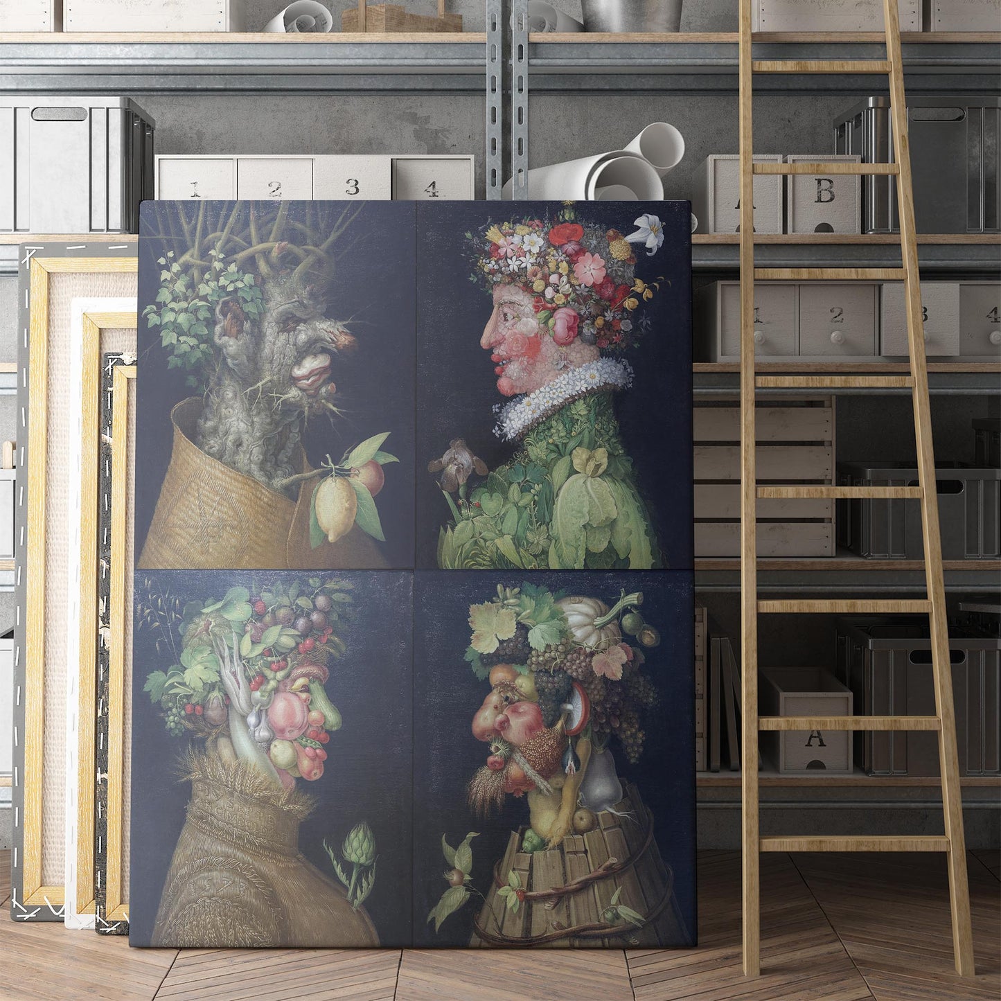 The Four Seasons by Giuseppe Arcimboldo