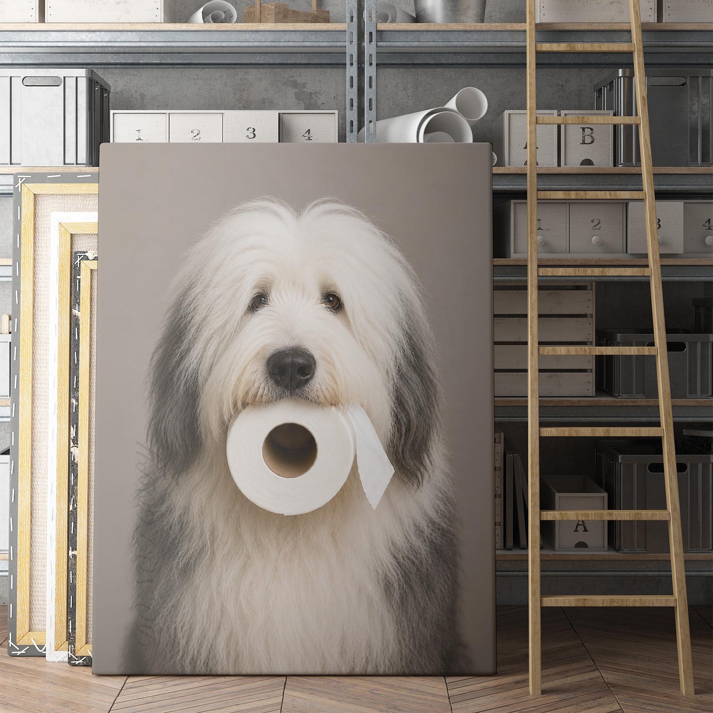 Old English Sheepdog Toilet Paper