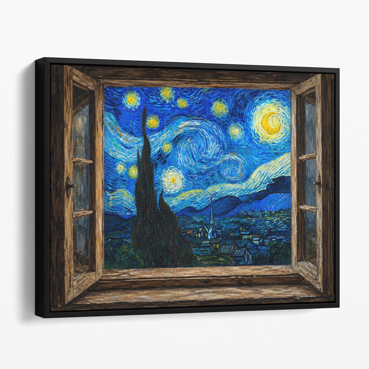 Open Window To A Starry Night Van Gogh
