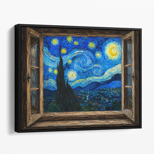 Open Window To A Starry Night Van Gogh