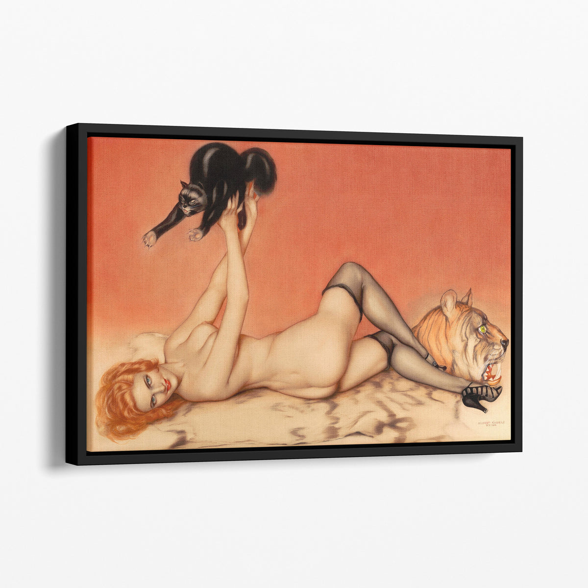 Feline Entre-Act, 1919 by Alberto Vargas