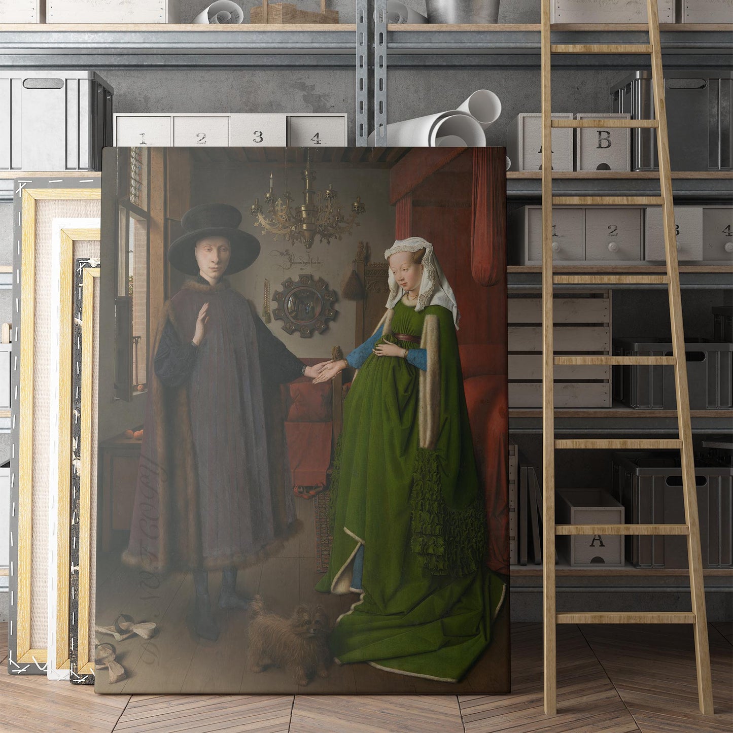 The Arnolfini Portrait, 1434 by Jan van Eyck