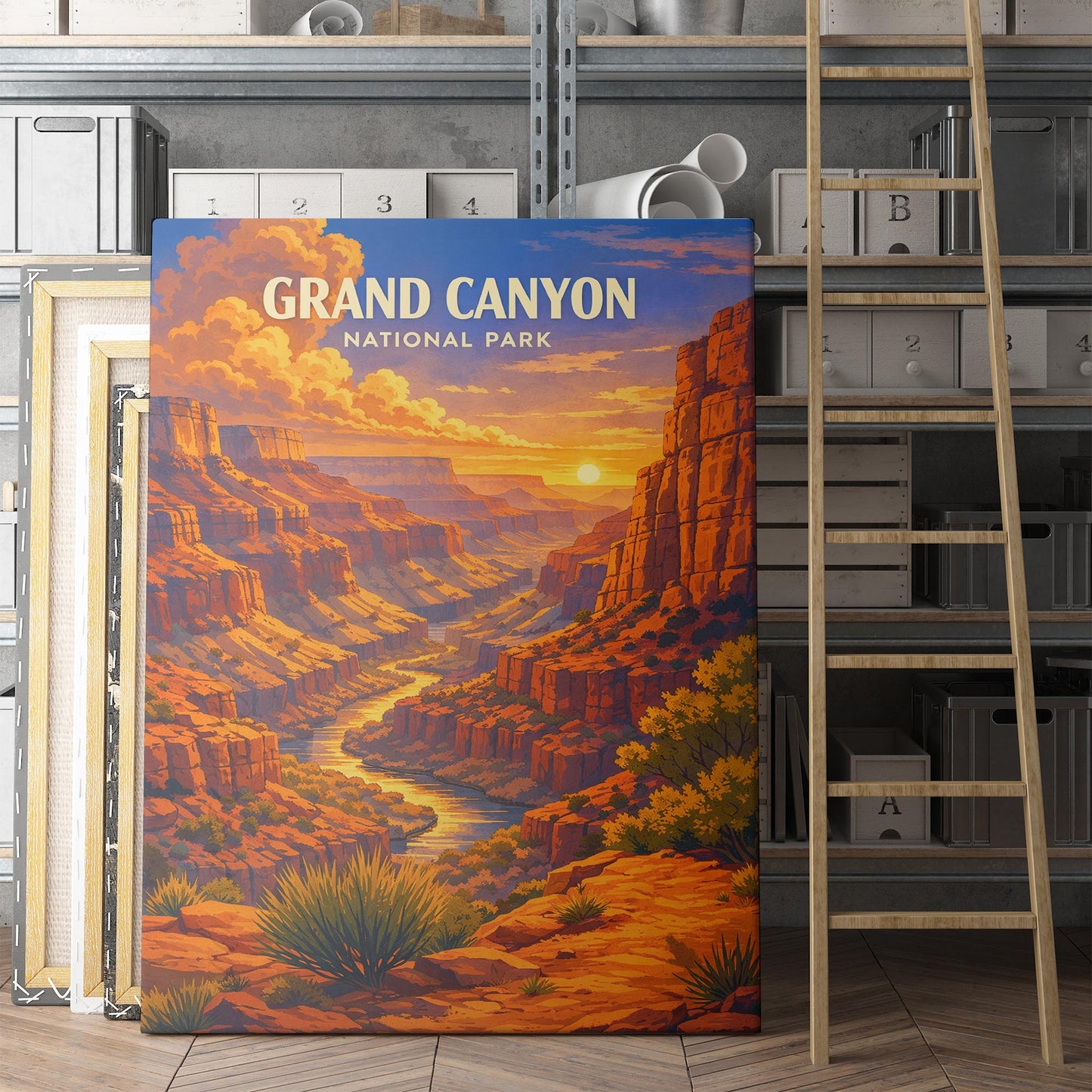 Grand Canyon National Park Travel Poster